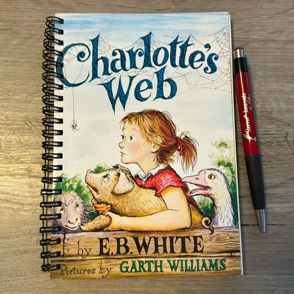 Hand Crafted Other - Secret Journal “Charlotte’s Web”📚 Handmade Journal